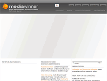 Tablet Screenshot of mediawinner.ch
